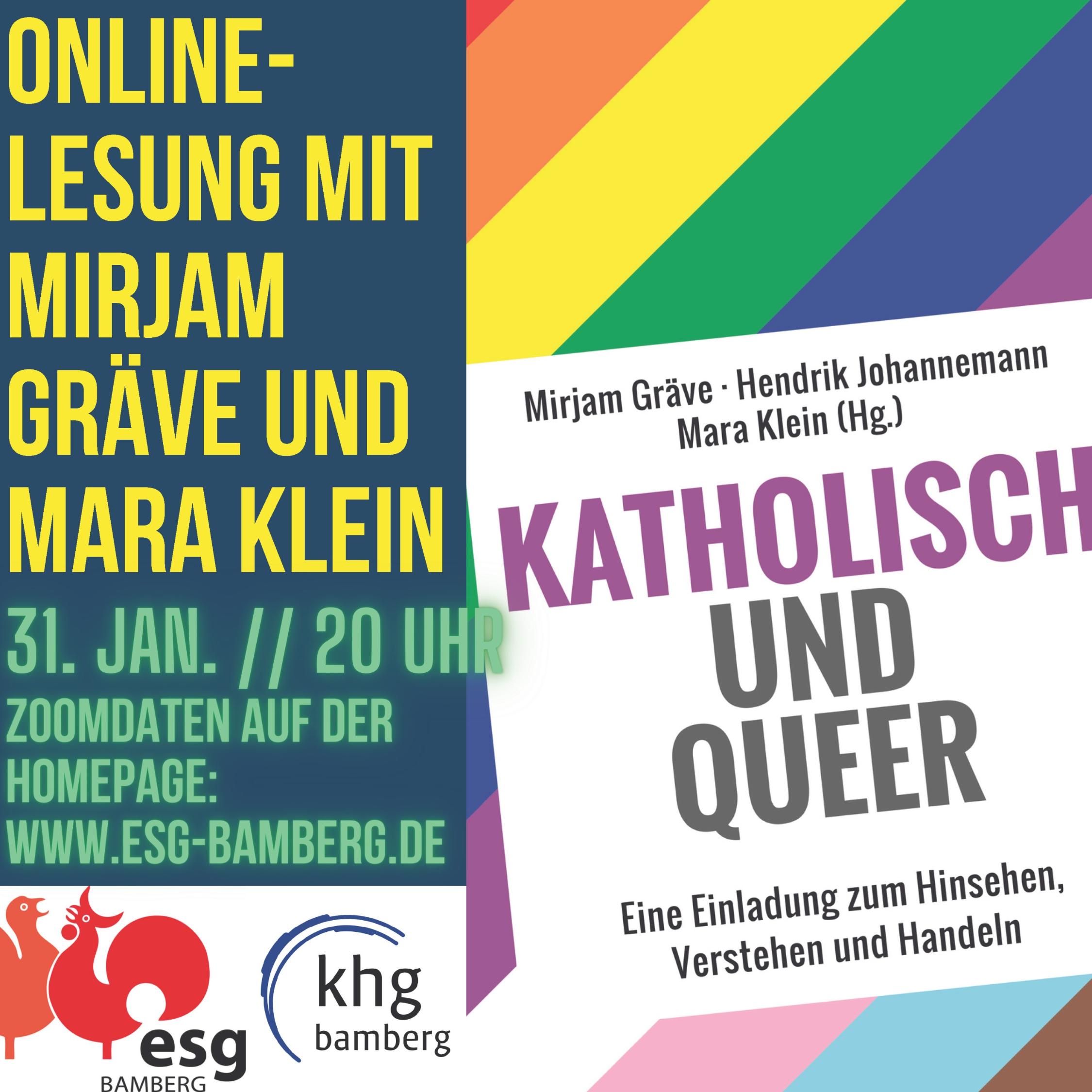 Katholisch und queer- Lesung am 31. Jan. 2022