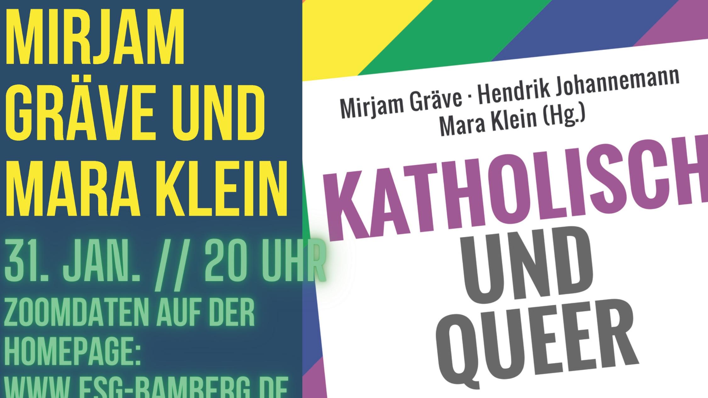 Katholisch und queer- Lesung am 31. Jan. 2022