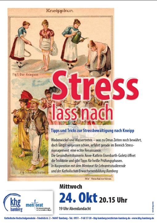 Stress lass nach!